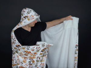 Hooded Mushroom Trip Blanket (Ultra-Soft)